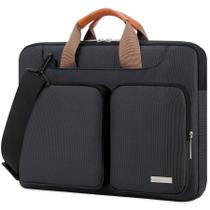 Bolsa de ombro para laptop Lacdo 360 Protective 15-15.6" preta