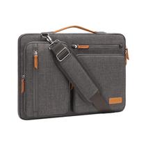 Bolsa de ombro para laptop MOSISO 360 Protective 17-17.3" Taupe Grey