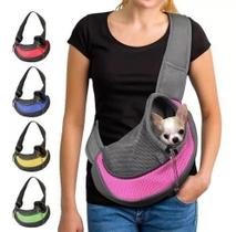Bolsa De Ombro Para Transportar Pet Animais Cachorro Gato