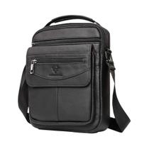 Bolsa De Ombro Pequena Em Couro Genuíno Para Homens HUMERPAUL, Bolsa Mensageiro Para Trabalho