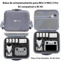 Bolsa de Ombro Portátil para DJI Mavic Mini 3 Pro - Ideal para Viagem e Armazenamento