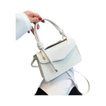 Bolsa De Ombro Quadrada Pequena Minimalista Feminina Verão Moda Cor Sólida Casual Bolsa Crossbody