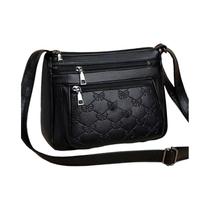 Bolsa de ombro quadrada unissex Estilingue minimalista (bolsa versátil em tom neutro)