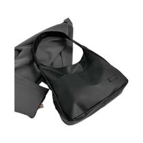 Bolsa de ombro retrô simples e casual, moderna para deslocamento casual, sacola de grande capacidade