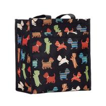 Bolsa de ombro Signare Shopping Bag para mulheres Playful Puppy Bolsa de ombro Signare Shopping Bag para mulheres Playful Puppy