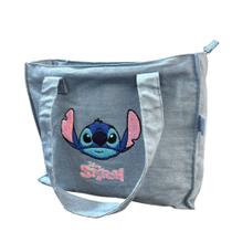 Bolsa de ombro Stitch Juvenil Casual Jeans Disney Infantil Bolsa de ombro Stitch Juvenil Casual Jeans Disney Infantil