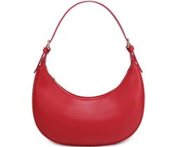 Bolsa de ombro SYXLCYGJ Fashion Small Crescent para mulheres vermelha