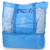 Bolsa De Ombro Telada C/ Bolso Térmico Espaçosa Multifunções