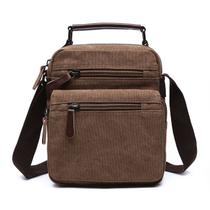 Bolsa de ombro tiracolo Canvas Messenger unissex 540g