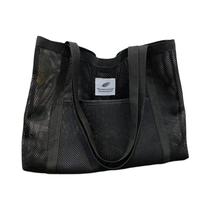Bolsa De Ombro Transparente De Malha Para Mulheres, Bolsa De Compras Portátil Para Viagem E Praia Bolsa De Ombro Transparente De Malha Para Mulheres, Bolsa De Compras Portátil Para Viagem E Praia