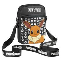 Bolsa de Ombro/Transversal Infantil Pokémon Pikachu - Preta