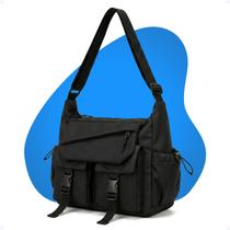 Bolsa De Ombro Unissex Tiracolo Mensageiro Casual De Nylon