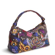 Bolsa de ombro Vera Bradley Premium Cotton Roxbury Crescent Bolsa de ombro Vera Bradley Premium Cotton Roxbury Crescent