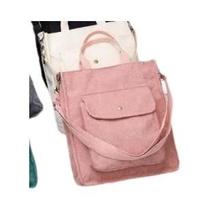Bolsa De Ombro Vintage De Veludo, Bolsa Feminina Com Zíper, Bolsa Casual Com Bolso Externo Para