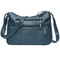 Bolsa de ombro VOLGANIK ROCK Bolsas para mulheres de couro macio