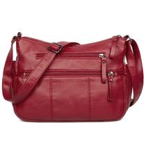 Bolsa de ombro VOLGANIK ROCK Purses de couro PU macio para mulheres
