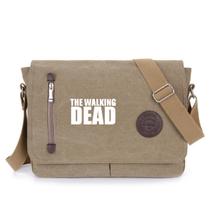 Bolsa de ombro Walkings Deads Anime Canvas 35x12x26cm