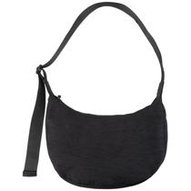 Bolsa de Ombro XSUIOY Crescent Média - Nylon Preta - Unissex