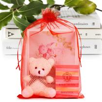 Bolsa de Organza ANZNKU Paquete de 100 Bolsas de Regalo de Malla Transparente 20x30cm (Rojo) Bolsa de Organza ANZNKU Paquete de 100 Bolsas de Regalo de Malla Transparente 20x30cm (Rojo)