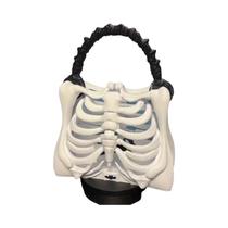 Bolsa De Osso Impressa Em 3D Com Design De Esqueleto Gótico, Bolsa Funcional Para Festa De Halloween