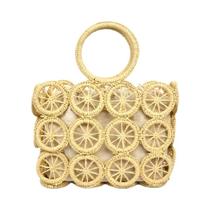 Bolsa De Palha Artesanal Feminina De Verão Com Alça Trançada, Bolsa De Praia Casual De Rattan Com Bolsa De Palha Artesanal Feminina De Verão Com Alça Trançada, Bolsa De Praia Casual De Rattan Com