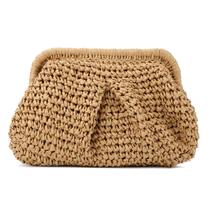 Bolsa de Palha Emprier Clutch Transversal para Praia e Verão Bolsa de Palha Emprier Clutch Transversal para Praia e Verão
