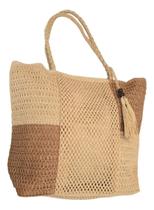 Bolsa De Palha Praia Feminina De Ombro Grande Verão Elegante