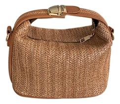 Bolsa De Palha Praia Feminina Morna Luxuosa Festa Jantar