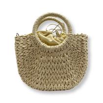 Bolsa de Palha Praia Moda Verão