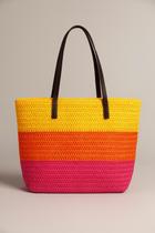 Bolsa de Palha Sintética Colorida com Zíper e Forro - Grande , Estilo Praia e Verão Bolsa de Palha Sintética Colorida com Zíper e Forro - Grande , Estilo Praia e Verão