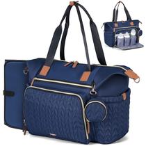 Bolsa de Pañales Tote Tonyeee Grande Impermeable con Cambiador