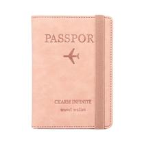 Bolsa De Passaporte RFID Multi-Funcional Capa Protetora Para Viagem Porta-Cartão De Licença De