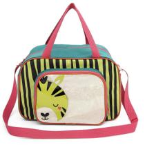 Bolsa De Passeio Mait Zebra Rosa