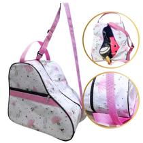 Bolsa De Patins Infantil Reforçada Estampa Bailarina / Rosa - Ferreira