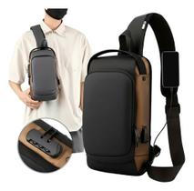 Bolsa De Peito Masculina À Prova Dágua Antifurto Estilosa Bolsa De Peito Masculina À Prova Dágua Antifurto Estilosa
