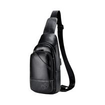 Bolsa De Peito Masculina Em Couro Legítimo, Grande Capacidade, Casual, Bolsa Transversal Bolsa De Peito Masculina Em Couro Legítimo, Grande Capacidade, Casual, Bolsa Transversal