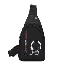 Bolsa de Peito Masculina - Estilo Casual Coreano 2024 - Mochila Crossbody