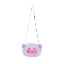 Bolsa De Pelúcia Preta Transversal Fuggler Wide Eyed Weirdo Mr Buttons, Boneco De Ombro De Pelúcia,