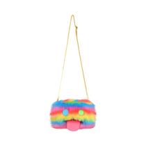 Bolsa De Pelúcia Preta Transversal Fuggler Wide Eyed Weirdo Mr Buttons, Boneco De Ombro De Pelúcia,