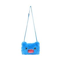 Bolsa De Pelúcia Preta Transversal Fuggler Wide Eyed Weirdo Mr Buttons, Boneco De Ombro De Pelúcia,