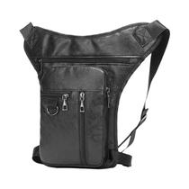 Bolsa De Perna Unissex Em Couro PU, Bolsa De Cintura Para Motocicleta, Mochila De Viagem, Bolsa De
