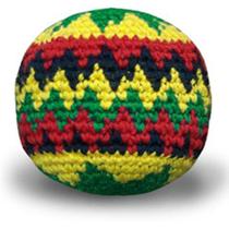 Bolsa de pés Hacky Sack World Rasta preenchida com pastilhas de plástico Bolsa de pés Hacky Sack World Rasta preenchida com pastilhas de plástico
