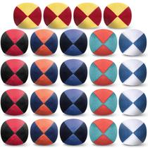 Bolsa de pés Liliful, 24 peças, brinquedo multicolorido de 6,5 cm para interior e exterior