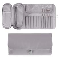 Bolsa de pincéis de maquiagem LUEXBOX portátil dobrável multifuncional Bolsa de pincéis de maquiagem LUEXBOX portátil dobrável multifuncional