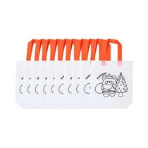 Bolsa De Pintura DIY De Natal Para Crianças, 10-40PCS, Bolsa De Presente Reutilizável Com Desenhos