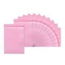Bolsa de plástico antiestática com tampa selada PATIKIL 100x150mm 100 unidades rosa