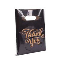 Bolsa de plástico para mercadorias ysmile Obrigado 20x30cm 2,5 mil 100 pés Bolsa de plástico para mercadorias ysmile Obrigado 20x30cm 2,5 mil 100 pés