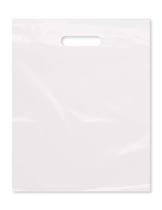 Bolsa de plástico roxa Q Crafts Die Cut Handle 12x15cm, pacote com 100 Bolsa de plástico roxa Q Crafts Die Cut Handle 12x15cm, pacote com 100