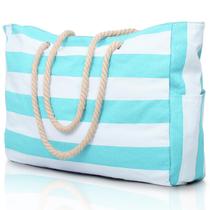 Bolsa de Playa Becokan Tote Impermeable y Antiarena para Mujeres