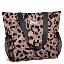 Bolsa de Playa Buringer Impermeable y a Prueba de Arena para Mujer con Estampado de Leopardo Bolsa de Playa Buringer Impermeable y a Prueba de Arena para Mujer con Estampado de Leopardo